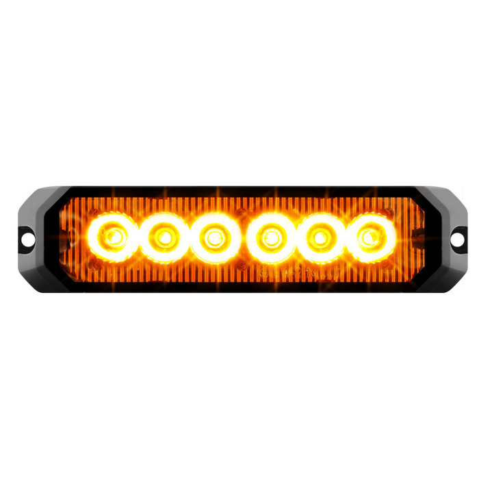 Strobe Light 5" | Sealed Lens with Aluminum Housing | Amber/Amber | Grand General