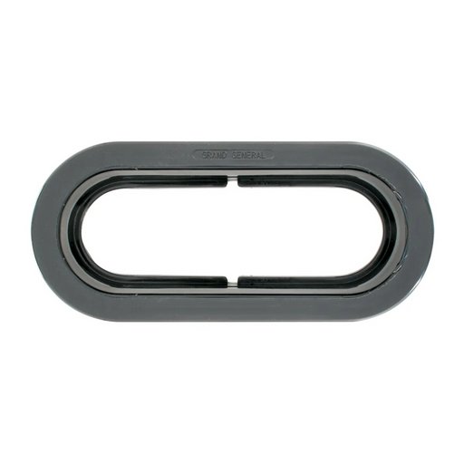 6" Oval Black Rubber Grommets | Grand General
