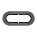 6" Oval Black Rubber Grommets | Grand General
