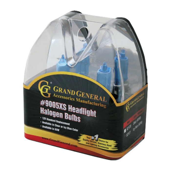 9005XS Halogen Replacement Bulb | Standard 65W Icy Blue | Grand General