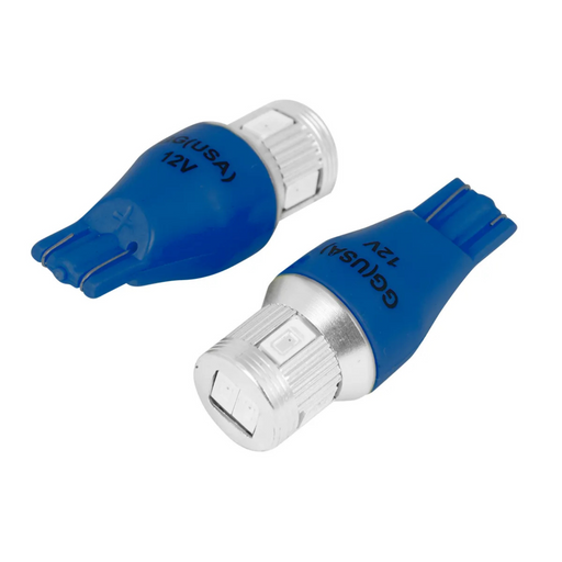#921/912 6 LED with Heatsink Tower Style Light Bulb 12V | Blue | Grand General