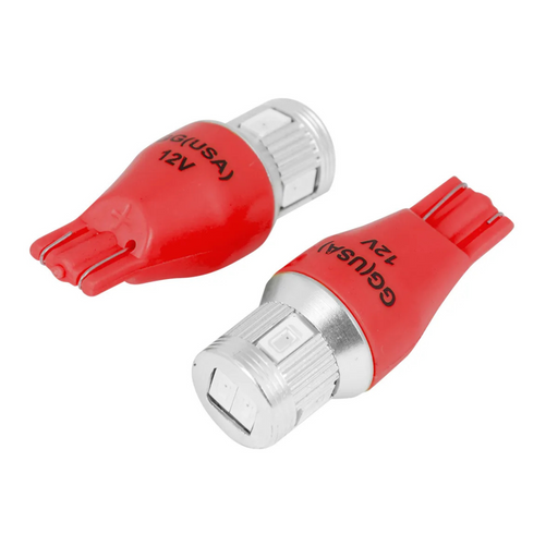 #921/912 6 LED with Heatsink Tower Style Light Bulb 12V | Red | Grand General
