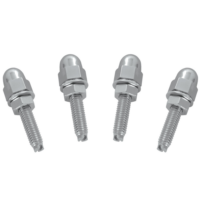 Acorn Fastener Set (4pk) | Chrome Plated Steel | Grand General