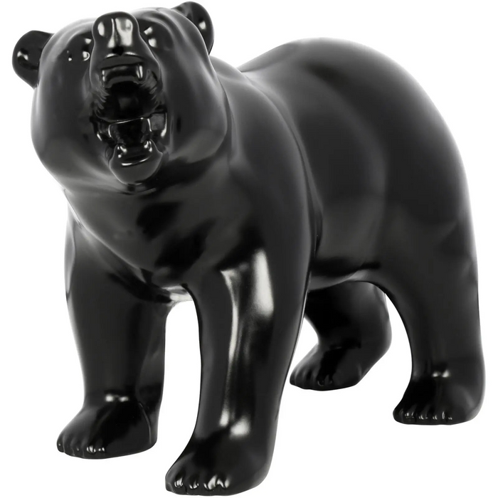 Bear Hood Ornament | Matte Black | Grand General