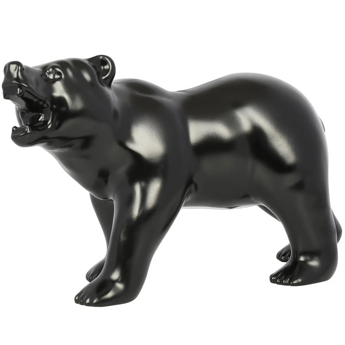 Bear Hood Ornament | Matte Black | Grand General
