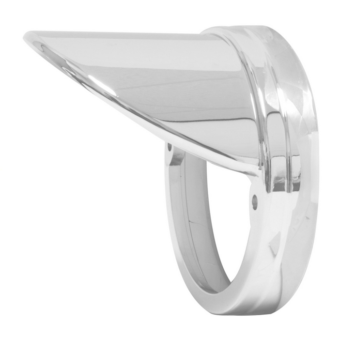 Cab Light Bezel with Visor | Chrome | Grand General