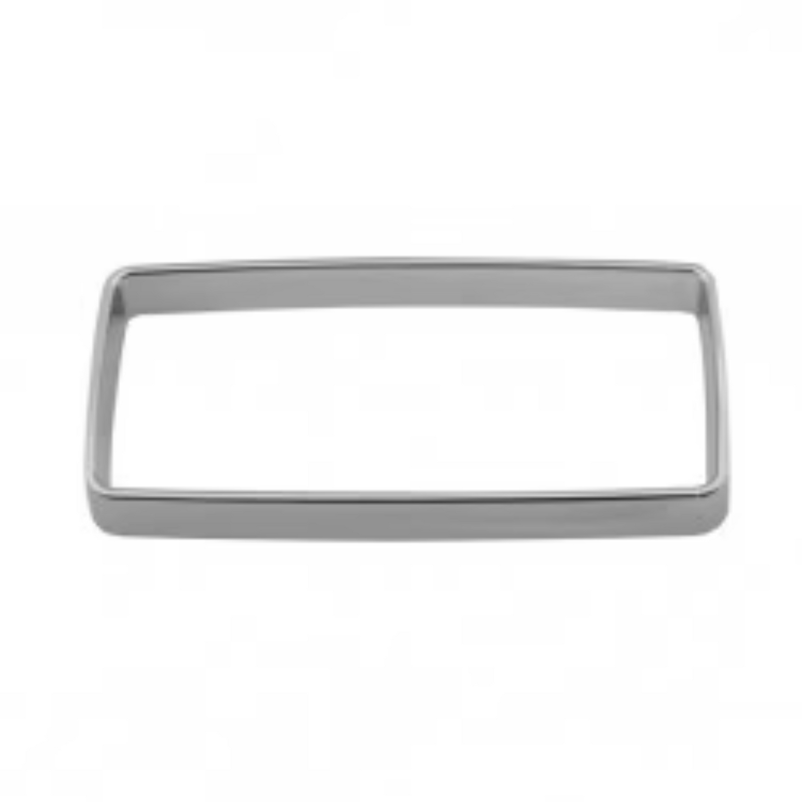 Center Instrument Bezel for Kenworth W & T Models with Visor | Chrome Plastic | Grand General
