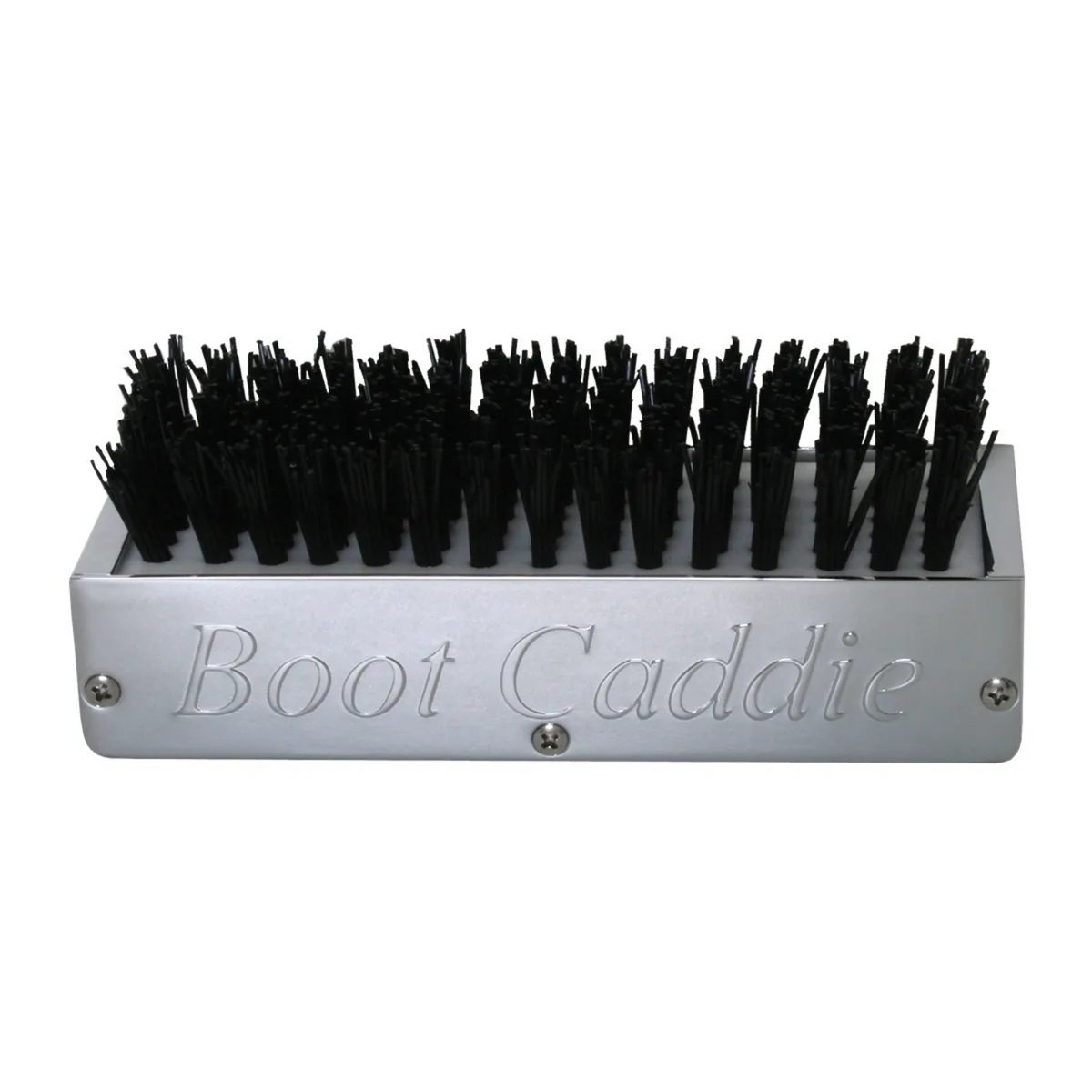 Chrome Aluminum Boot Caddie with Black Brush and Hardware | Grand General