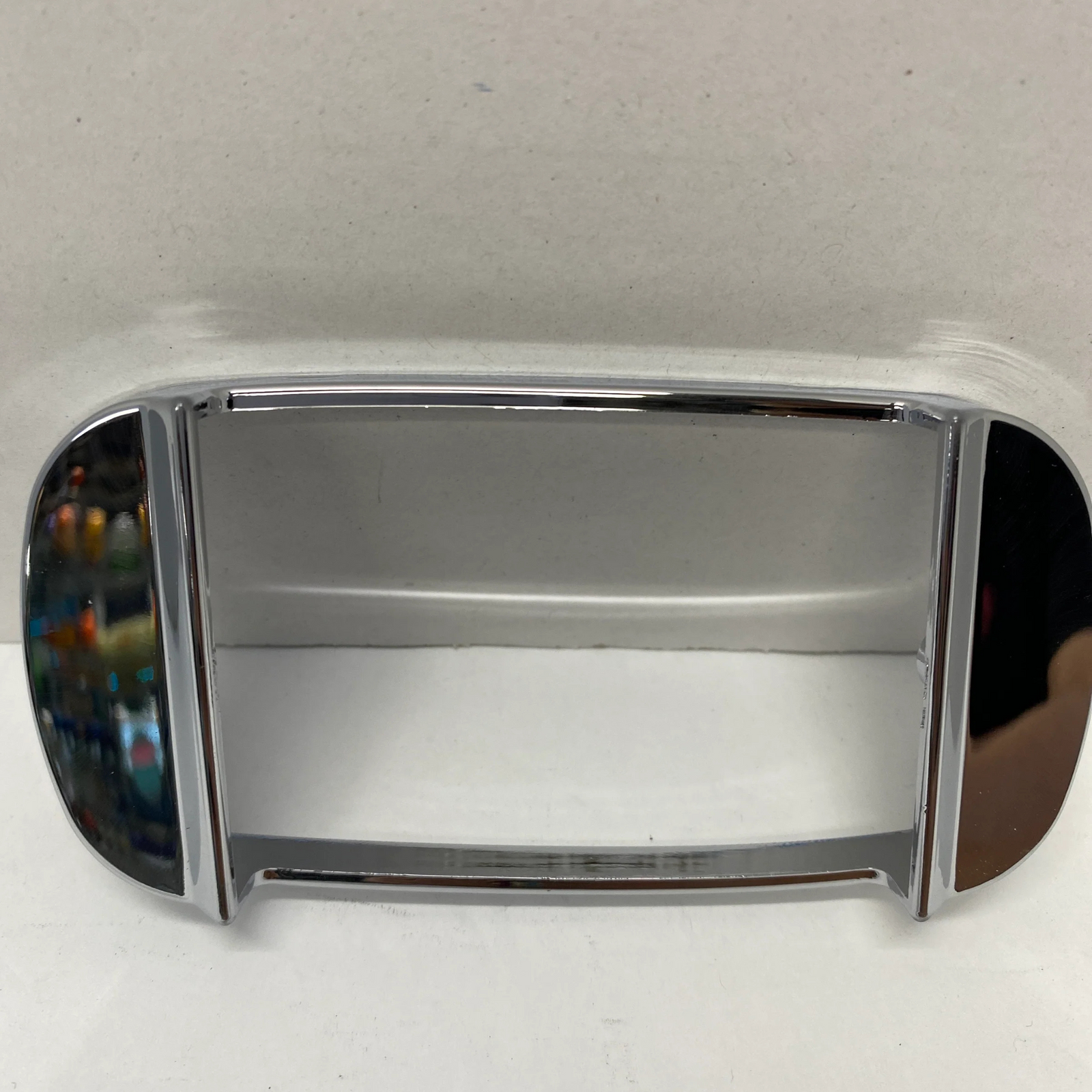 Rectangular Camel Back Wide Angle LED Light Bezel | Chrome Plastic | Grand General