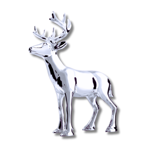 Chrome Buck Hood Ornament | Heavy Duty | Grand General