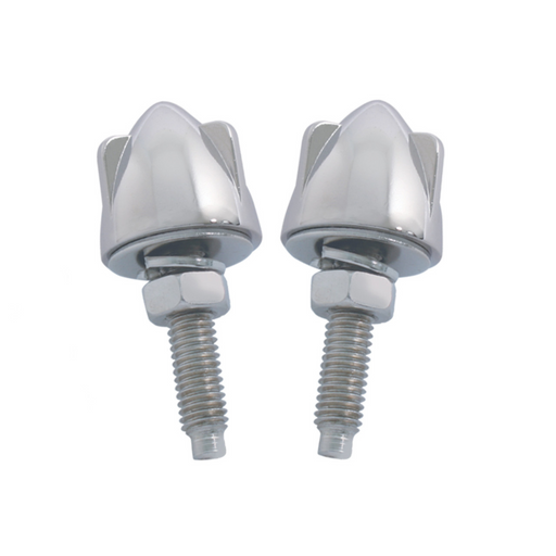 Chrome Bullet w/ 3 Wings Fastener Set (2pc) | Chrome Plated | Grand General