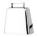 Chrome Cow Bell | Small 4" (L) x 2-3/8" (W) x 3-3/4" (H) | Grand General