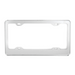 Chrome License Plate Frame | Wide Bottom | 4 Holes | Grand General
