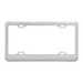 Chrome License Plate Frame | Wide Bottom | 4 Holes | Grand General