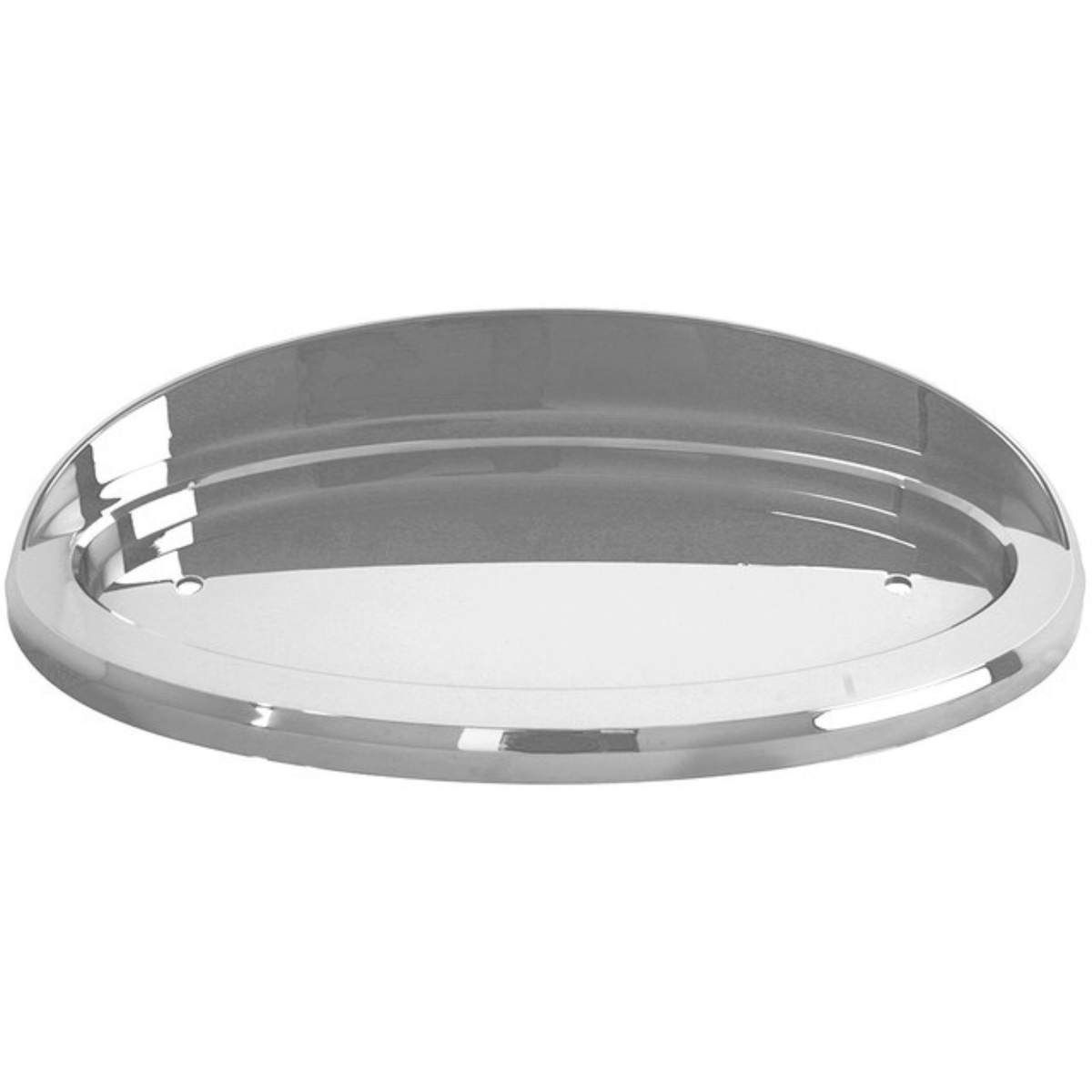 Chrome Plastic Large Emblem Accent for Peterbilt Hood | 6" Hole to Hole | Grand General