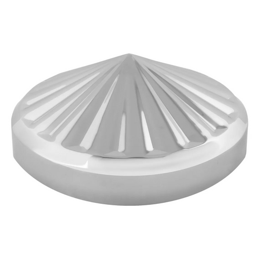 Chrome Rear Hub Cap | 8" | Pinwheel Style | Grand General