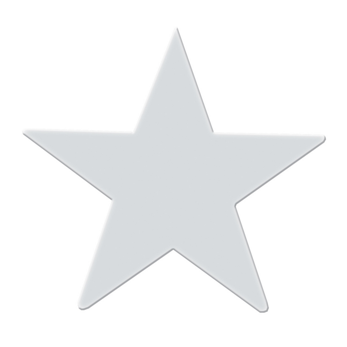 Star 3" w/ Adhesive | Chrome Plated Steel | Grand General