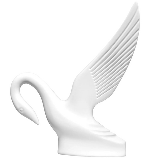 Classic Swan Hood Ornament | Matte White | Grand General