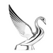 Classic Swan Hood Ornament | Chrome | Grand General