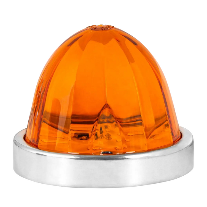 Classic Watermelon Surface Mount LED Turn/Marker Sealed Light | Amber/Amber | Grand General