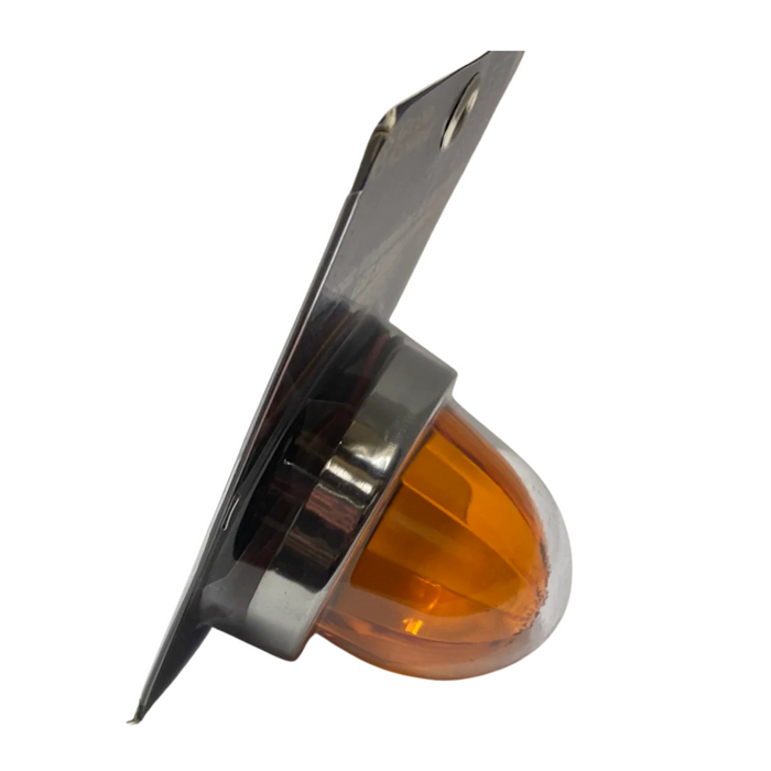 Classic Watermelon Surface Mount LED Turn/Marker Sealed Light | Amber/Amber | Grand General