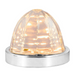 Classic Watermelon Surface Mount LED Turn/Marker Sealed Light with Clear Lens | Amber/Clear | Grand General