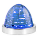 Classic Watermelon Surface Mount LED Turn/Marker Sealed Light with Clear Lens | Blue/Clear | Grand General