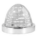 Classic Watermelon Surface Mount LED Turn/Marker Sealed Light with Clear Lens | White/Clear | Grand General