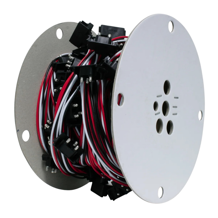 Continuous 3-Prong Right Angle Light Plug Wire Harness Roll | 12" | Grand General