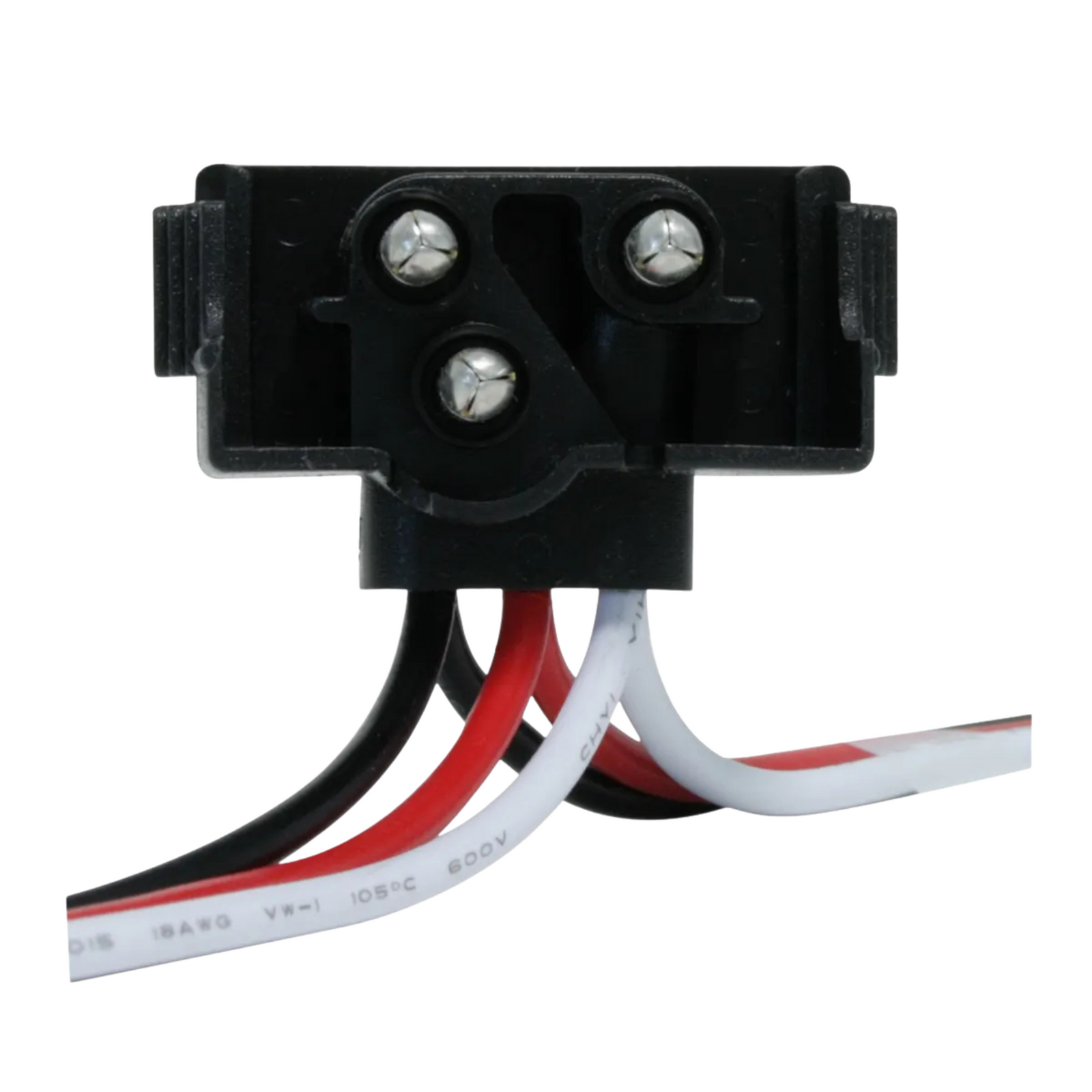 Continuous 3-Prong Right Angle Light Plug Wire Harness Roll | 18" | Grand General