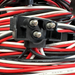 Continuous 3-Prong Right Angle Light Plug Wire Harness Roll | 24" | Grand General