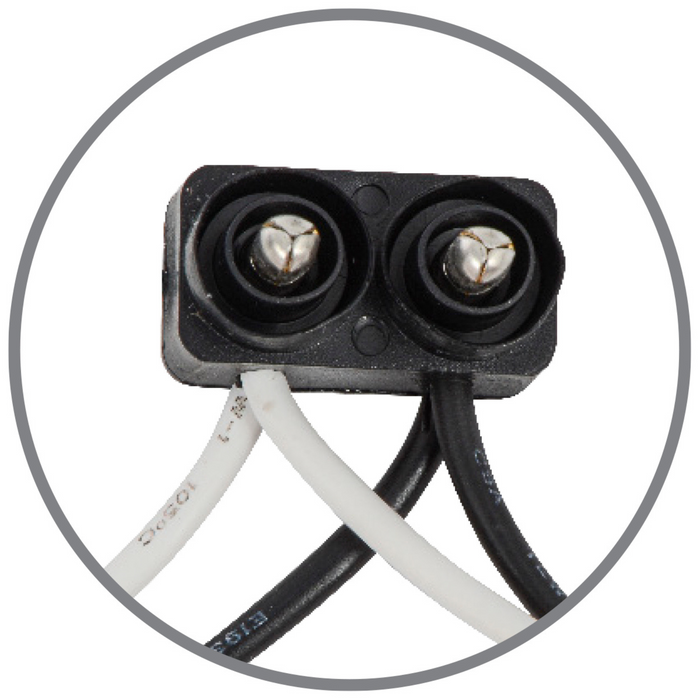 Continuous Plug Wire Harness - 2 Prong 12" Lead | Grand General