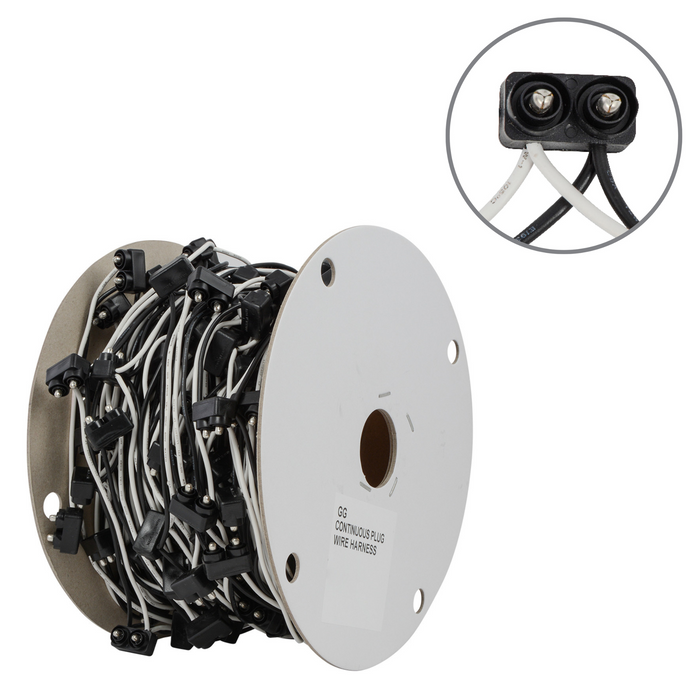 Continuous Plug Wire Harness - 2 Prong 18" Lead | Grand General