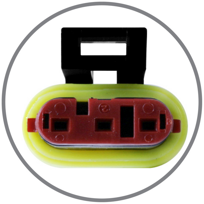 Continuous Plug Wire Harness 3 Pin (T-F/F) 7" Lead | Grand General