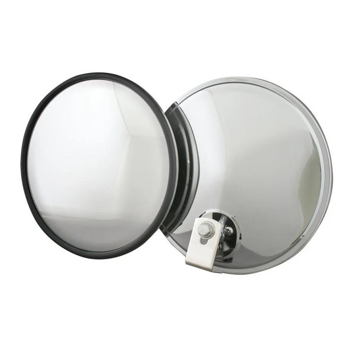 Convex Mirror | Offset Mount | 8" | Stainless Steel | Grand General