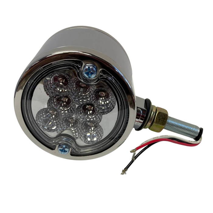 Double Face Spyder LED Pedestal Light | Amber/Amber | Clear Lens | Grand General
