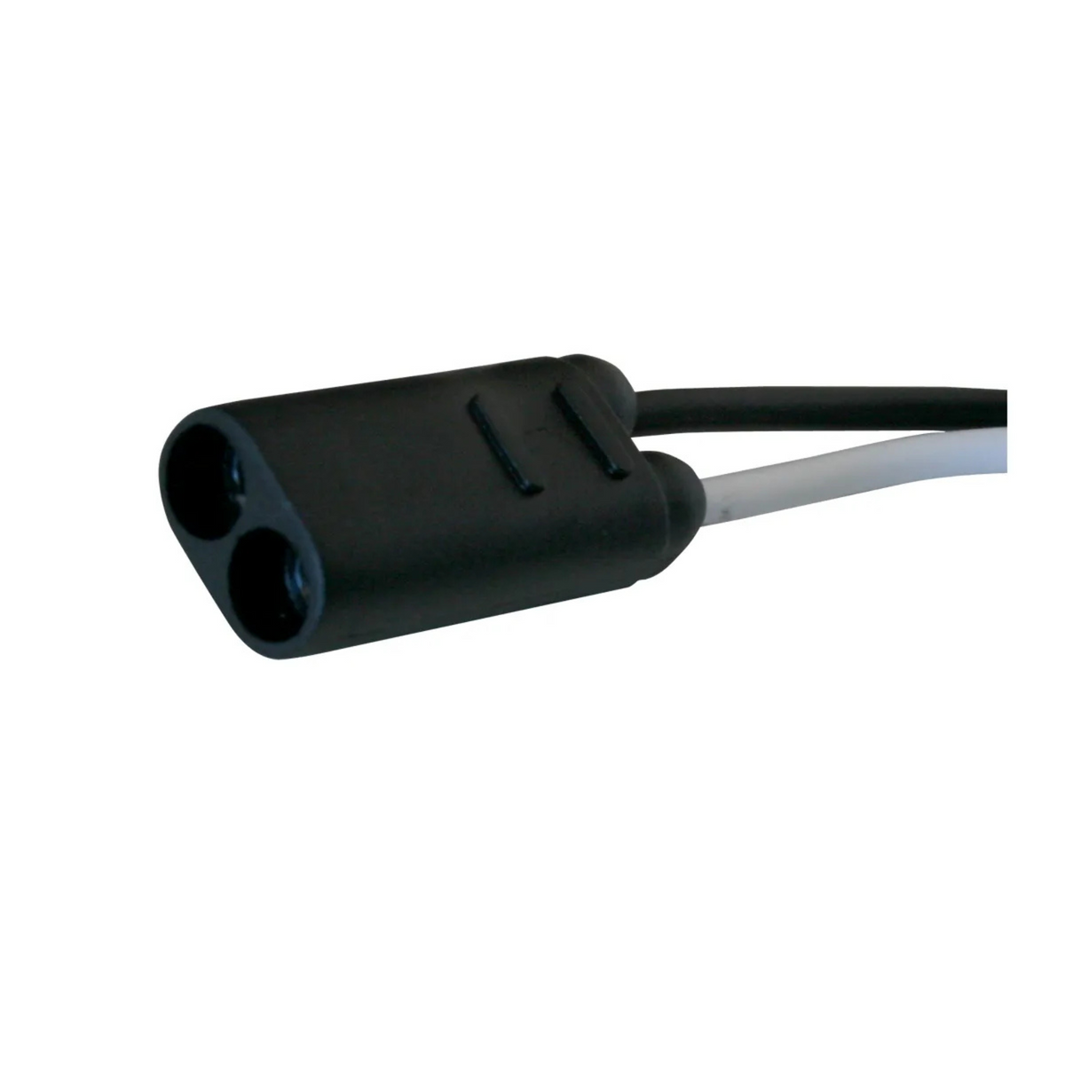 Double Female Bullet Light Plug with 2 Wires | 7" Lead Wire | Grand General