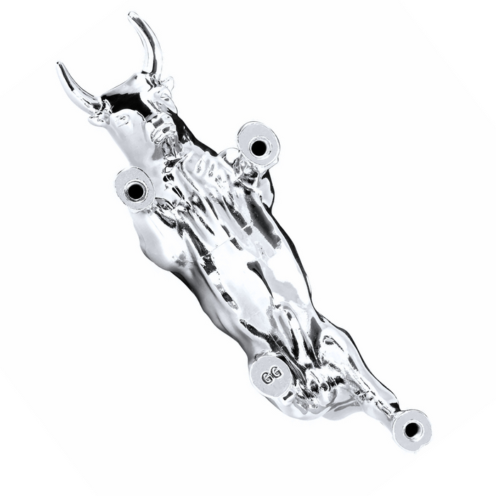Fighting Bull Hood Ornament | Chrome | Grand General