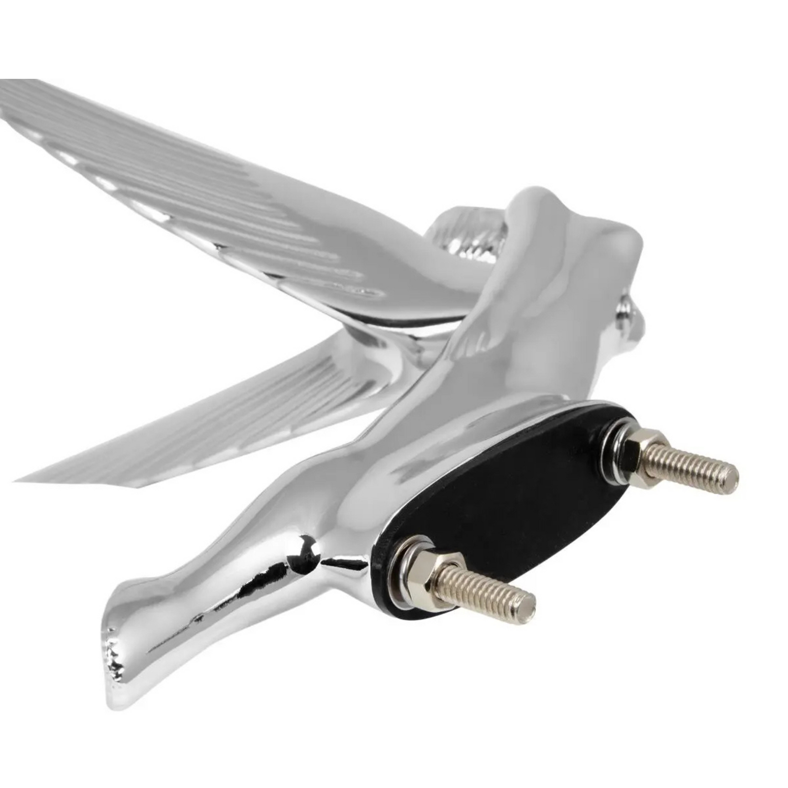 Flying Goddess Hood Ornament with Wings | Chrome | Grand General