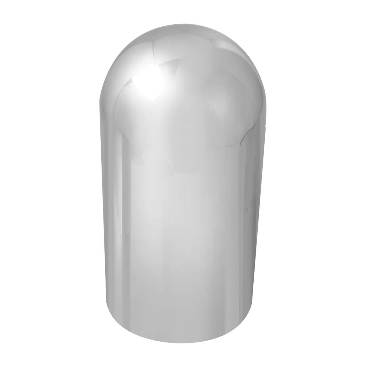 Full Moon Thread-On Lug Nut Cover (33mm Base) | Chrome Plastic | Grand General