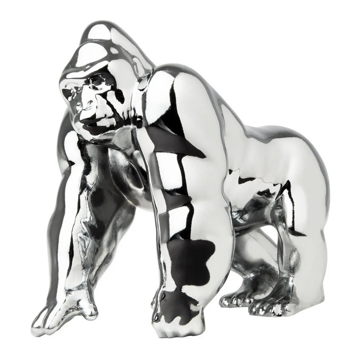 Gorilla King Hood Ornament | Chrome | Grand General