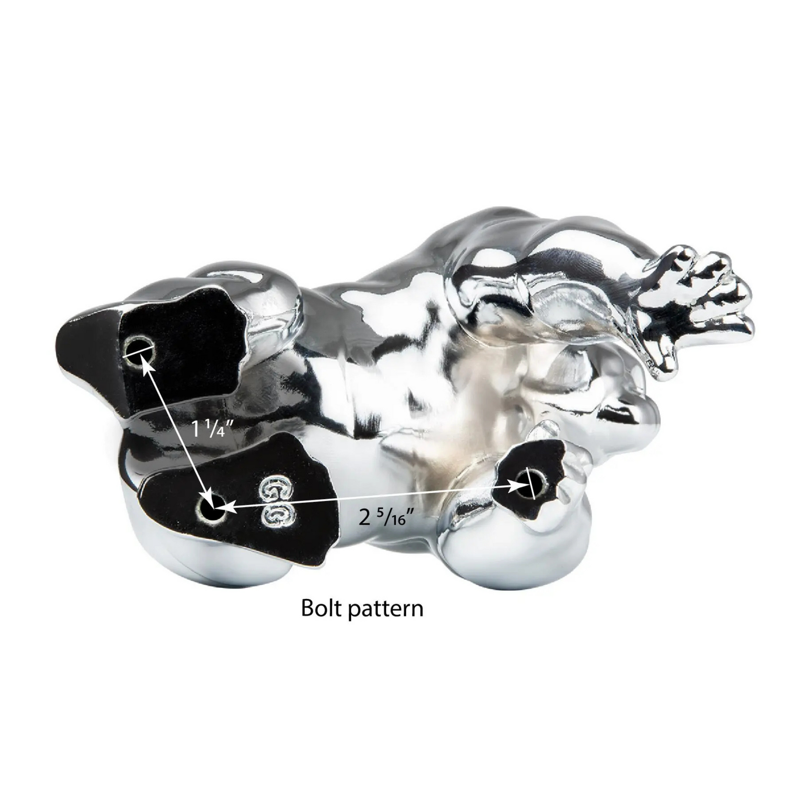 Gorilla King Hood Ornament | Chrome | Grand General