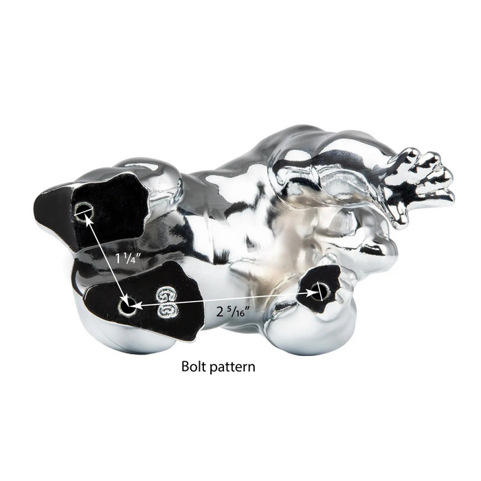 Gorilla King Hood Ornament | Chrome | Grand General