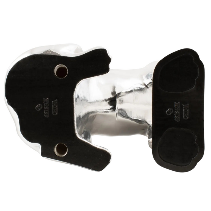 Howling Wolf Hood Ornament Chrome Flat Base | Grand General