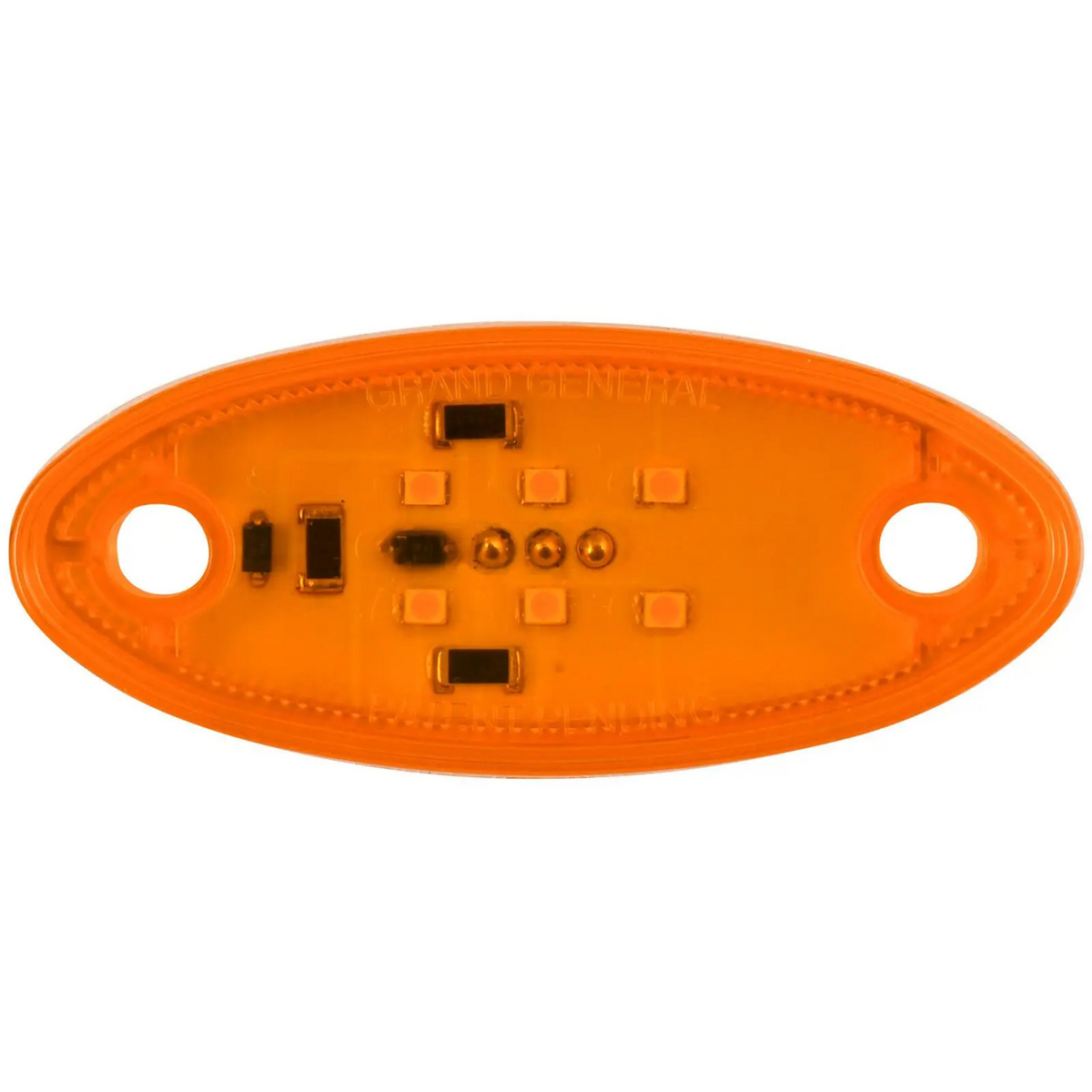 LED Glow Base for Grand General Swan Hood Ornament | Amber/Amber | Grand General
