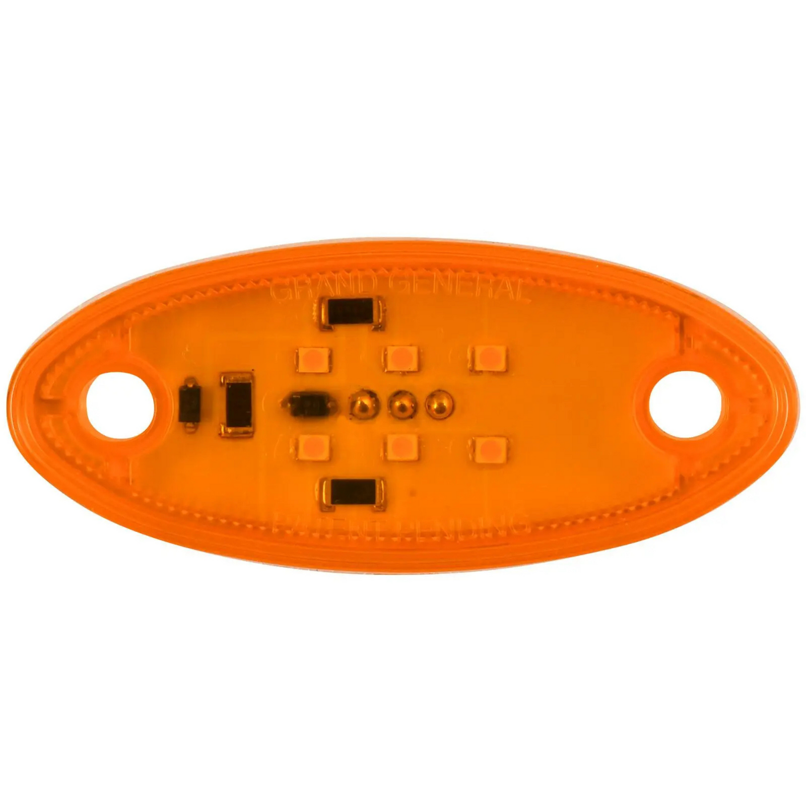 LED Glow Base for Grand General Swan Hood Ornament | Amber/Amber | Grand General