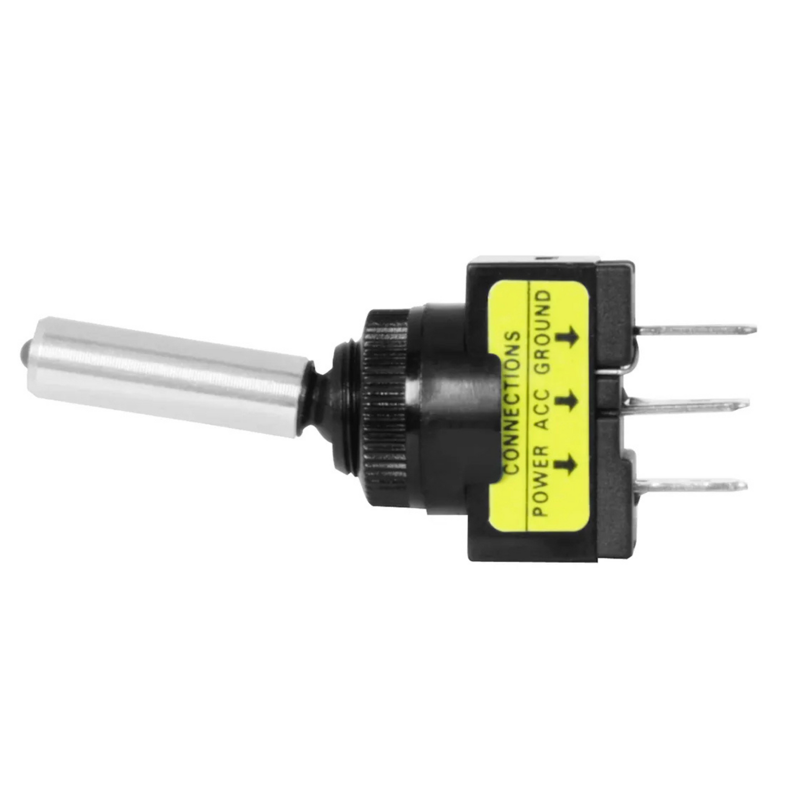 LED Lighted Toggle Switch | 12V DC, 10 Amp, 3 Blades | Grand General
