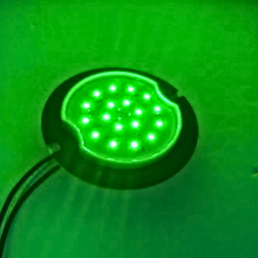 LED Sealed Base for Watermelon Glass Lens | Green | Grand General