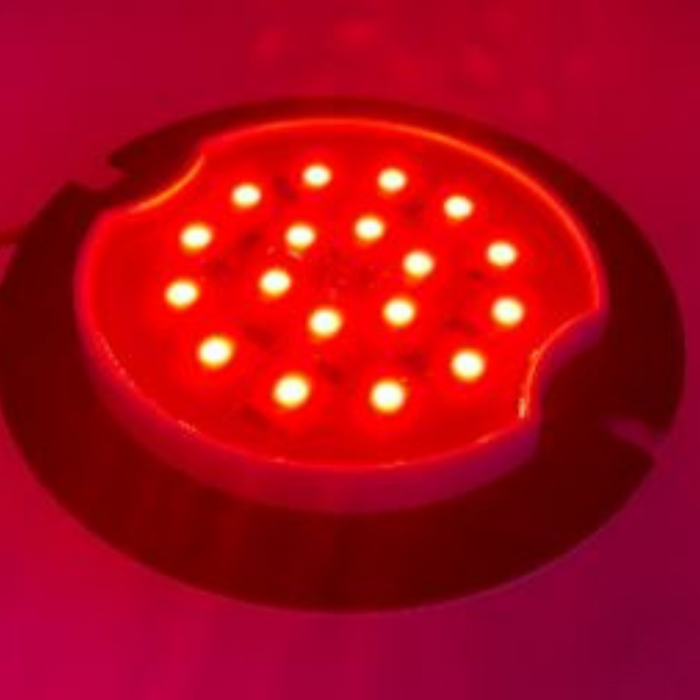LED Sealed Base for Watermelon Glass Lens | Red | Grand General