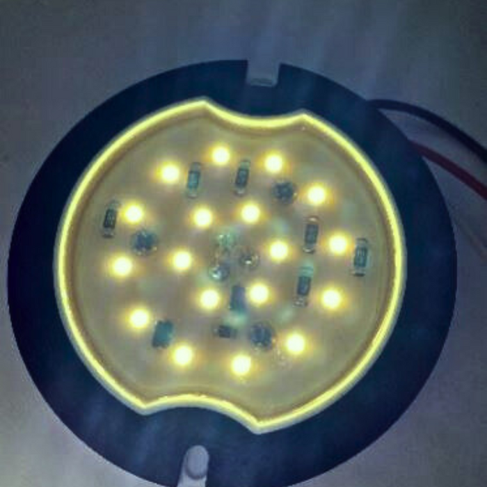 LED Sealed Base for Watermelon Glass Lens | White | Grand General